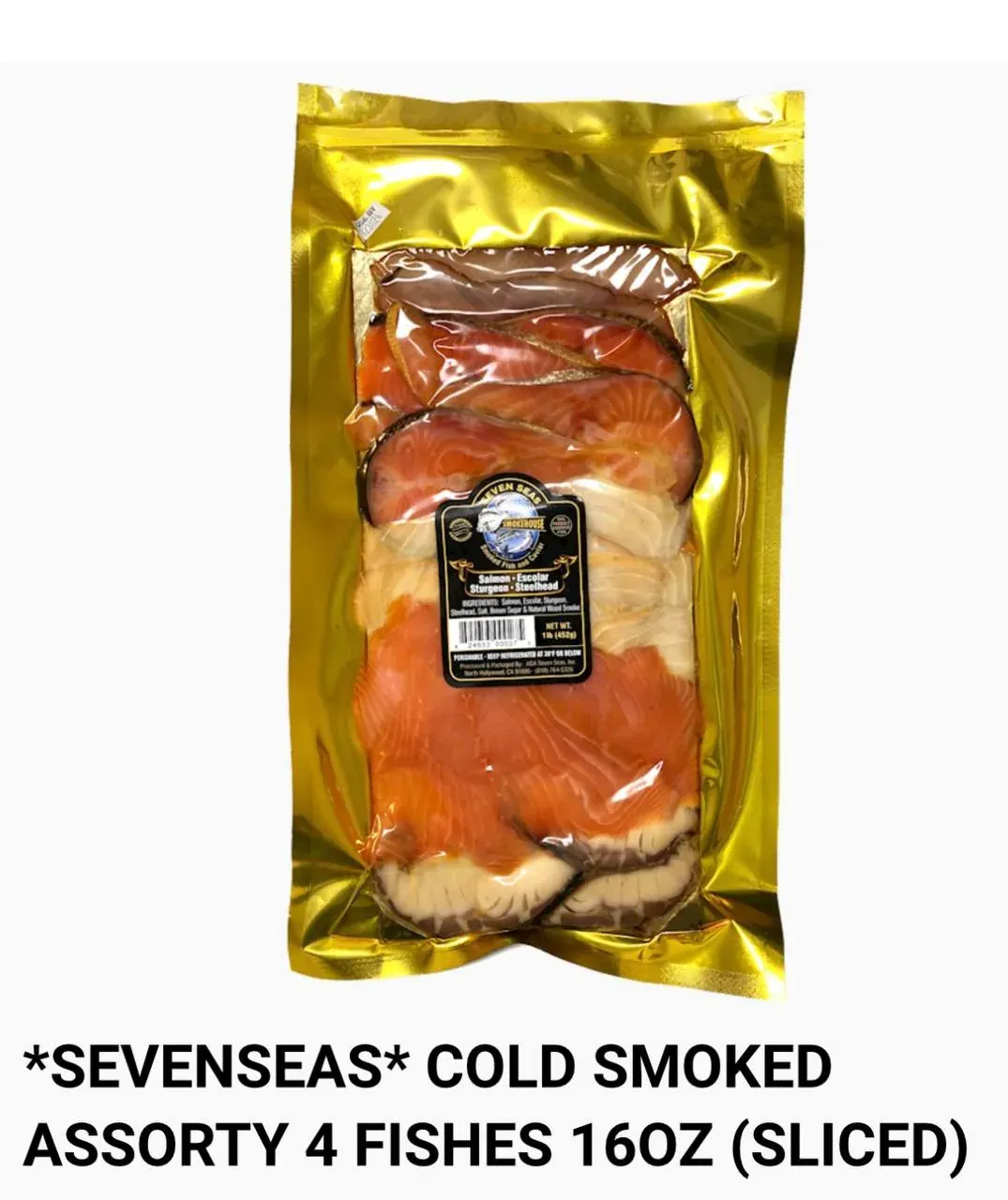 Packaged cold smoked fish assorty, sliced, for local Eastern European grocery pickup in the DMV Packaged cold smoked fish assorty, sliced, for local Eastern European grocery pickup in the DMV